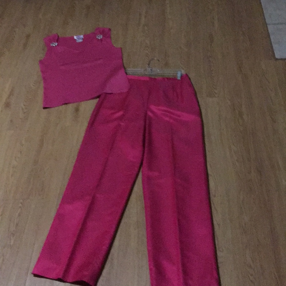 Talbots fuchsia pants